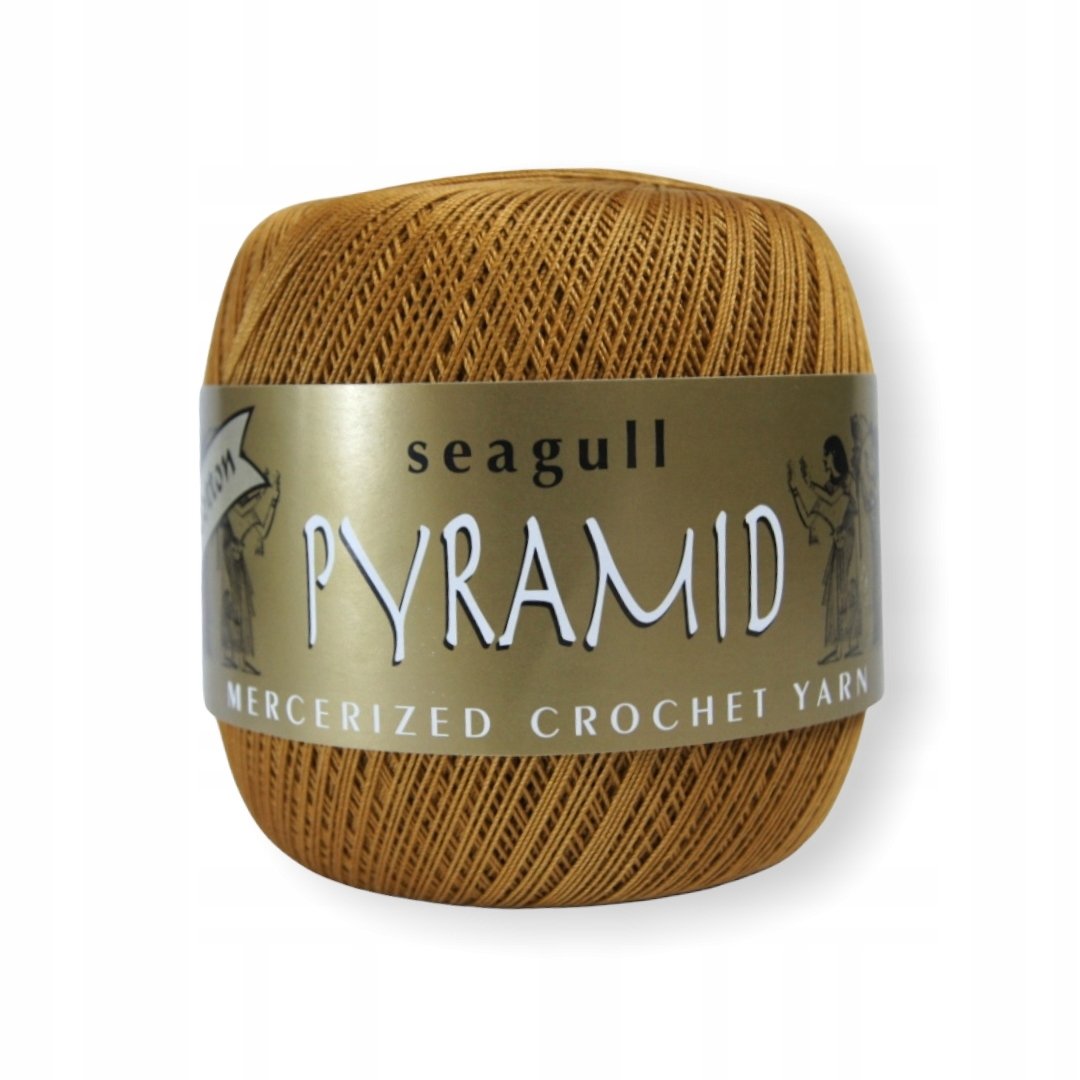 Kordonek Pyramid 100g musztardowy 340