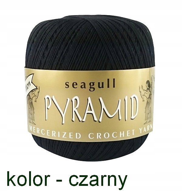 Kordonek Pyramid 100g czarny