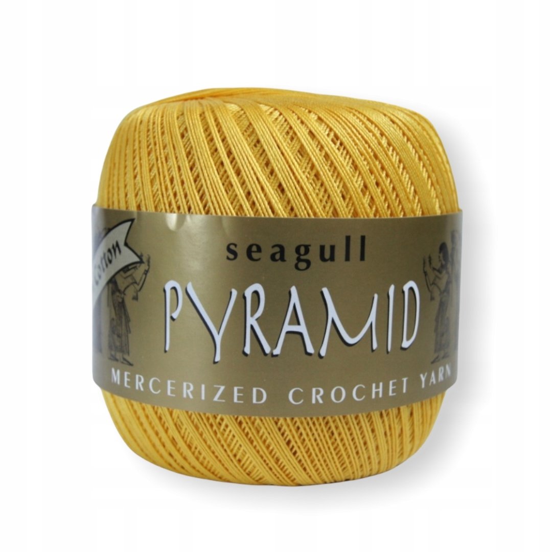 Kordonek Pyramid 100g żółty 347