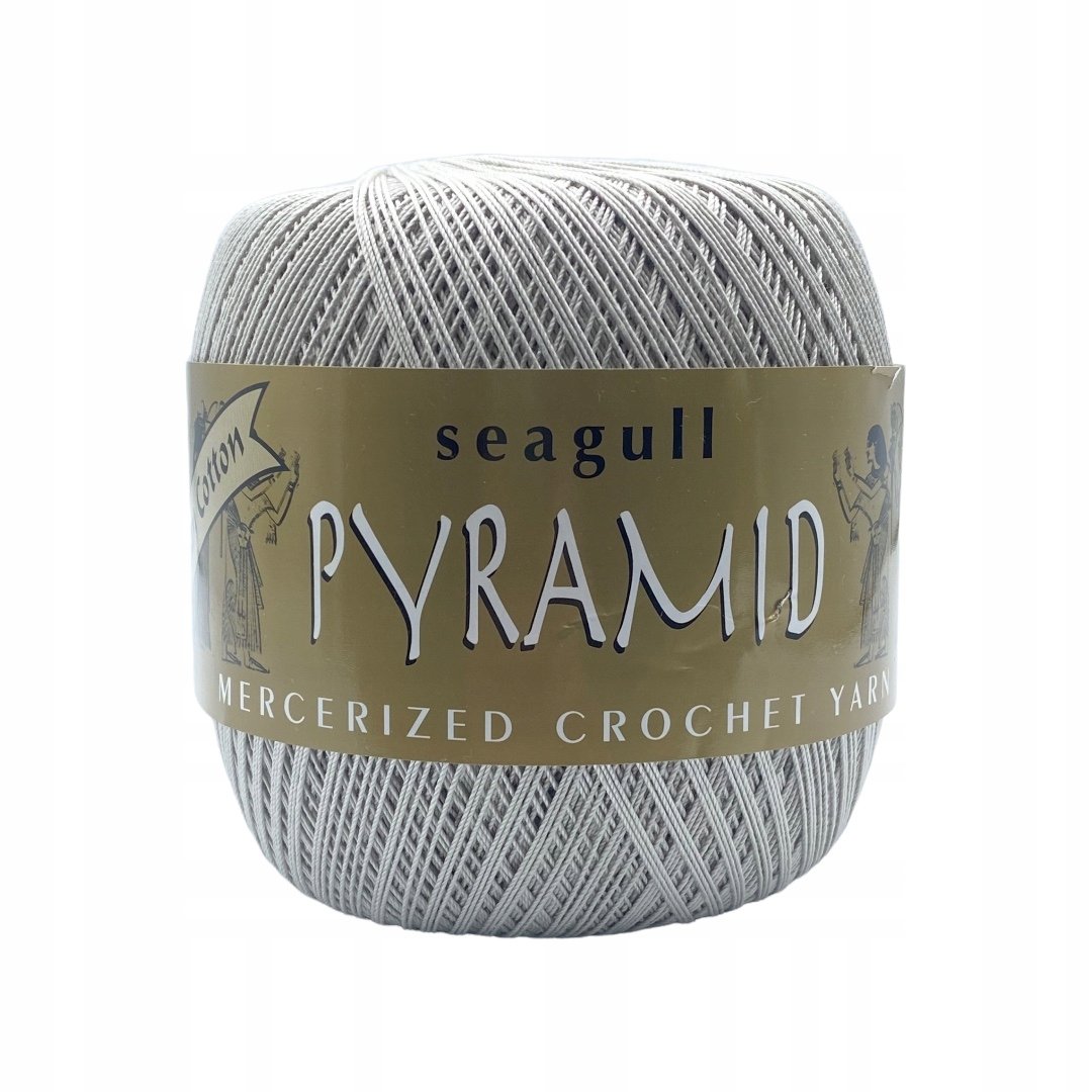 Kordonek Pyramid 100g jasny popiel 9920
