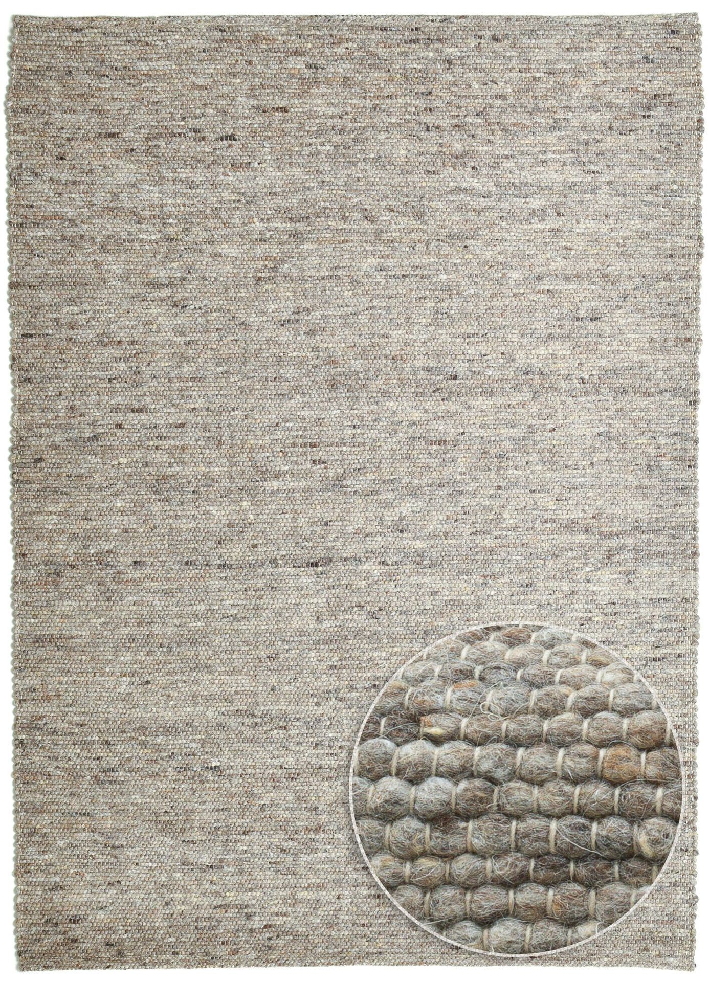 Dywan Nowoczesny Alpen Uni Brown Multi 070X140