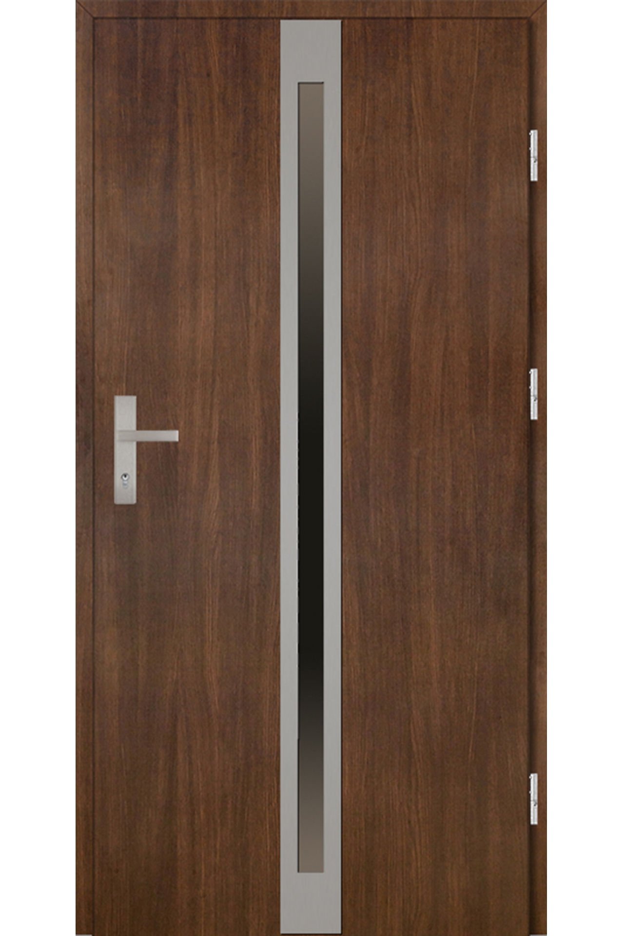 Drzwi Zewnętrzne Z Ościeżnicą Mk Door Mk14 90 Cm Lewe Orzech Reflex