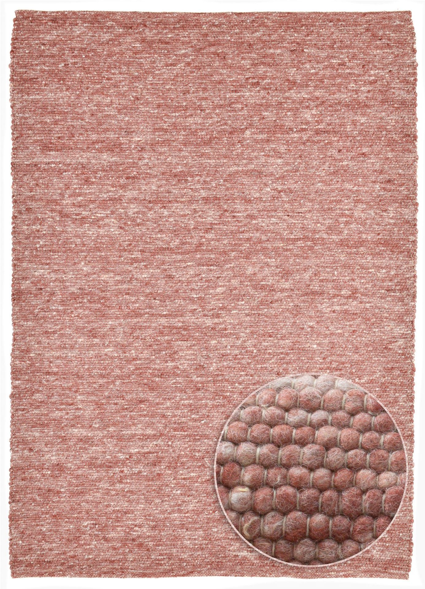 Dywan Nowoczesny Alpen Uni Red 070X140