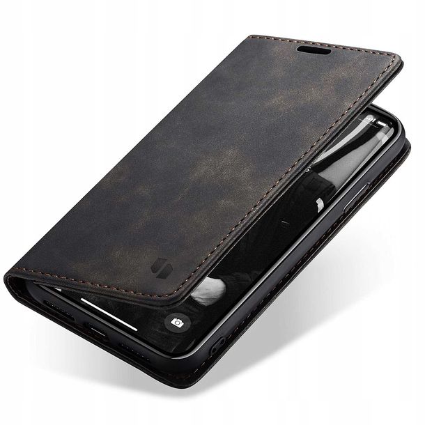 Eleganckie etui z klapką case Wallet kabura pokrowiec portfel do iPhone Xr