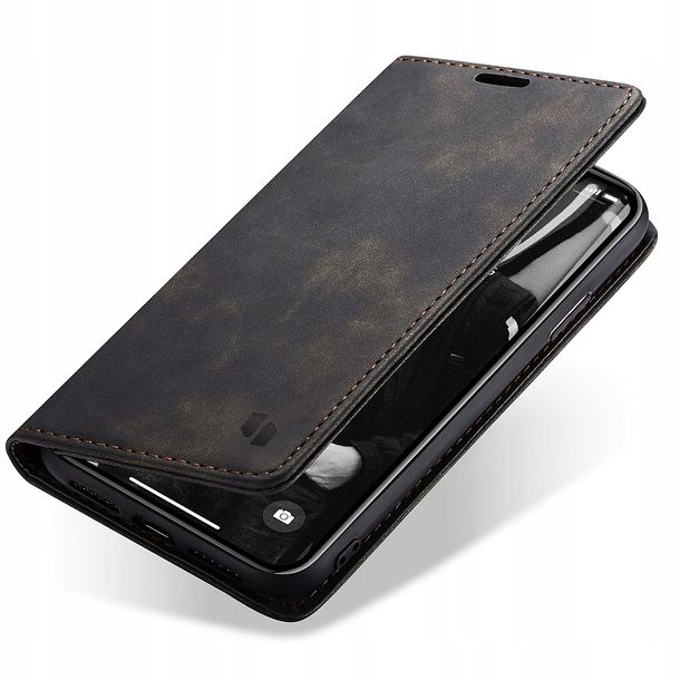 Eleganckie etui z klapką portfel kieszonka pokrowiec do iPhone Xr
