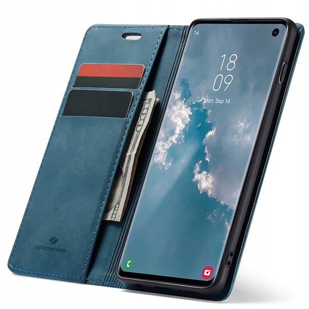 Eleganckie etui z klapką portfel kieszonka pokrowiec case do Galaxy S10