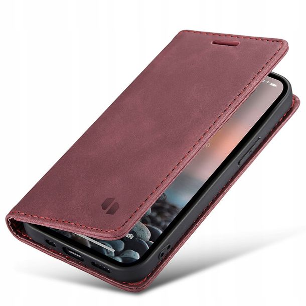Eleganckie etui z klapką portfel kieszonka pokrowiec do iPhone 14 Pro Max