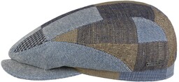 Kaszkiet Laughlin Driver Patchwork by Stetson, niebieski, S (54-55 cm)