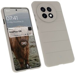 Bizon Pancerne etui Case Tur do OnePlus 13R, jasnoszare