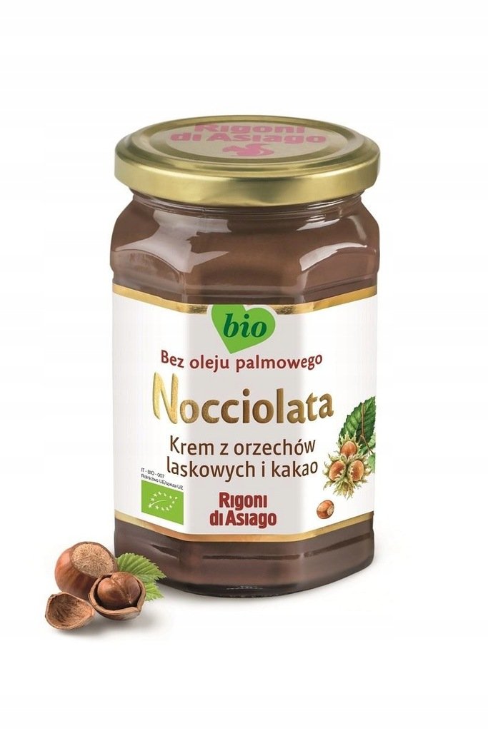 Krem Orzechy Laskowe I Kakao Nocciolata Bio 250 G Bez Oleju Palmowego