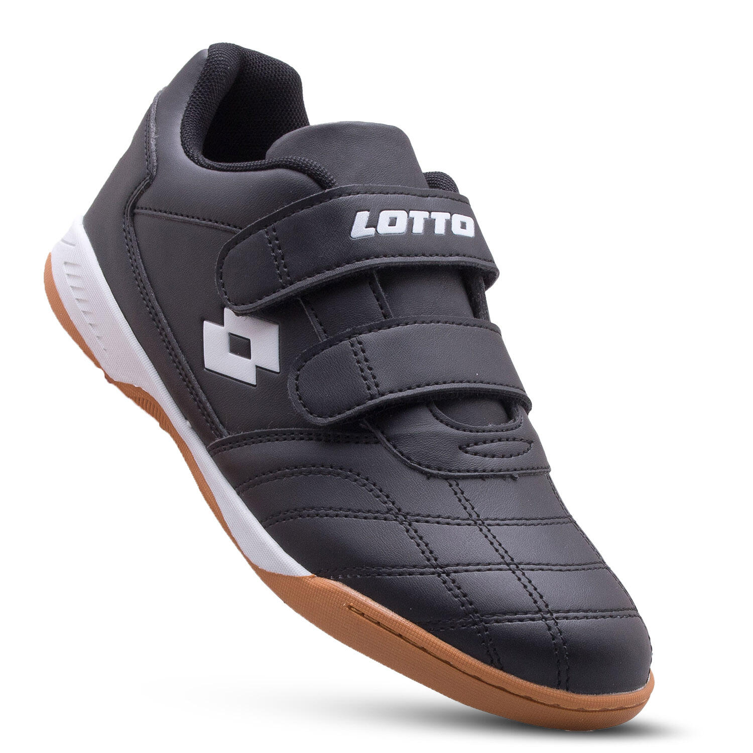 Lotto Pacer T 2600110T-1110, dla chłopca, buty halowe - halówki, Czarne