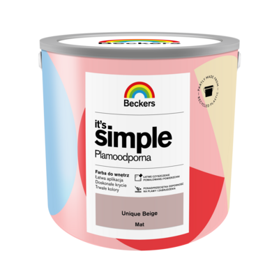 Farba plamoodporna IT'S SIMPLE Unique Beige 2,5 l Beckers