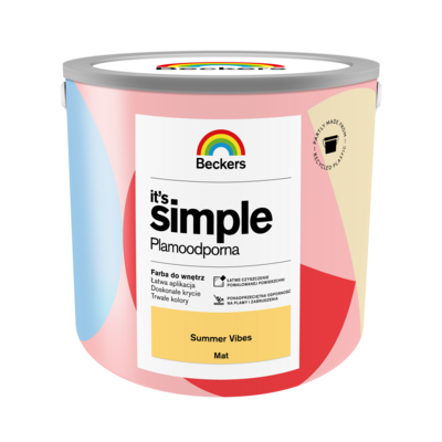 Farba plamoodporna IT'S SIMPLE Summer Vibes 2,5 l Beckers