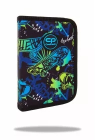 Piórnik 1 zamek 2 klapki Clipper Skate Night Coolpack PATIO F076930