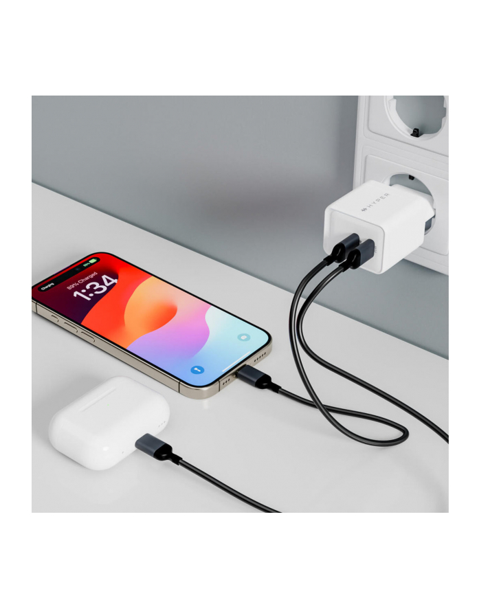 Targus Zasilacz/Zasilanie HyperJuice 35 W Ilość wyjść: 2 x USB-C