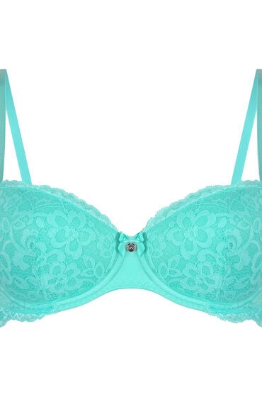 Hunkemöller Biustonosz usztywniany z fiszbinami Marine Zielony
