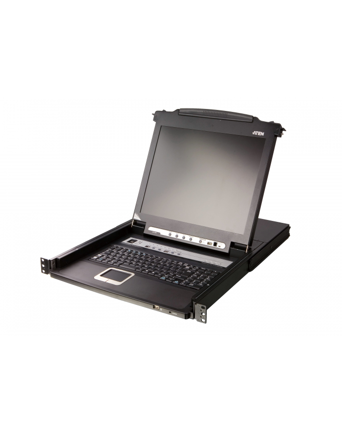 8-portowy przełącznik KVM LCD PS/2-USB VGA typu Single Rail CL5708MW CL5708MW-ATA-AG CL5708MW-ATA-GG