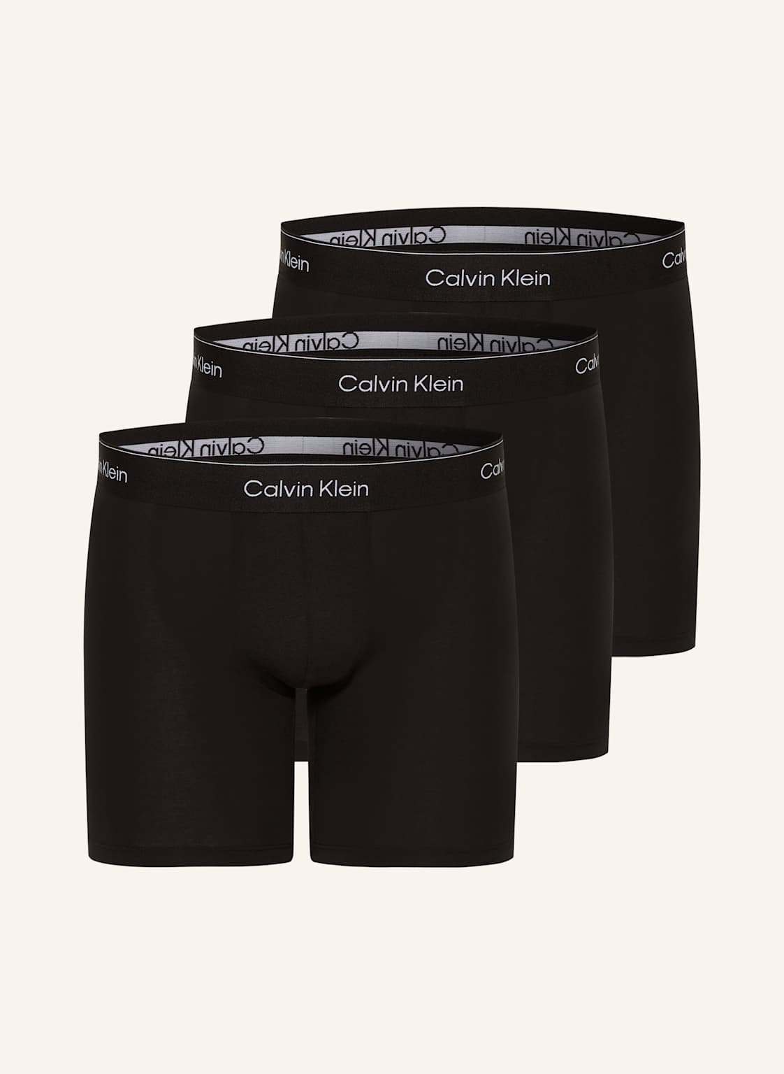 Calvin Klein Bokserki Icon Cotton Stretch, 3 Szt. schwarz