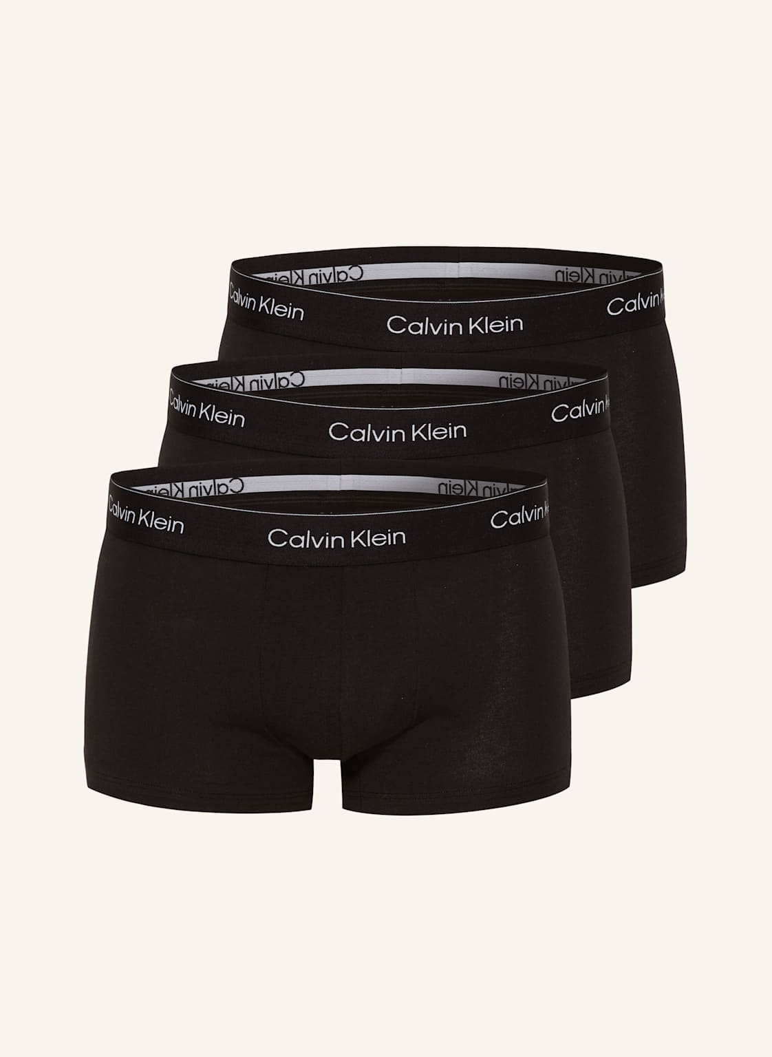 Calvin Klein Bokserki Icon Cotton Stretch Low Rise, 3 Szt. schwarz