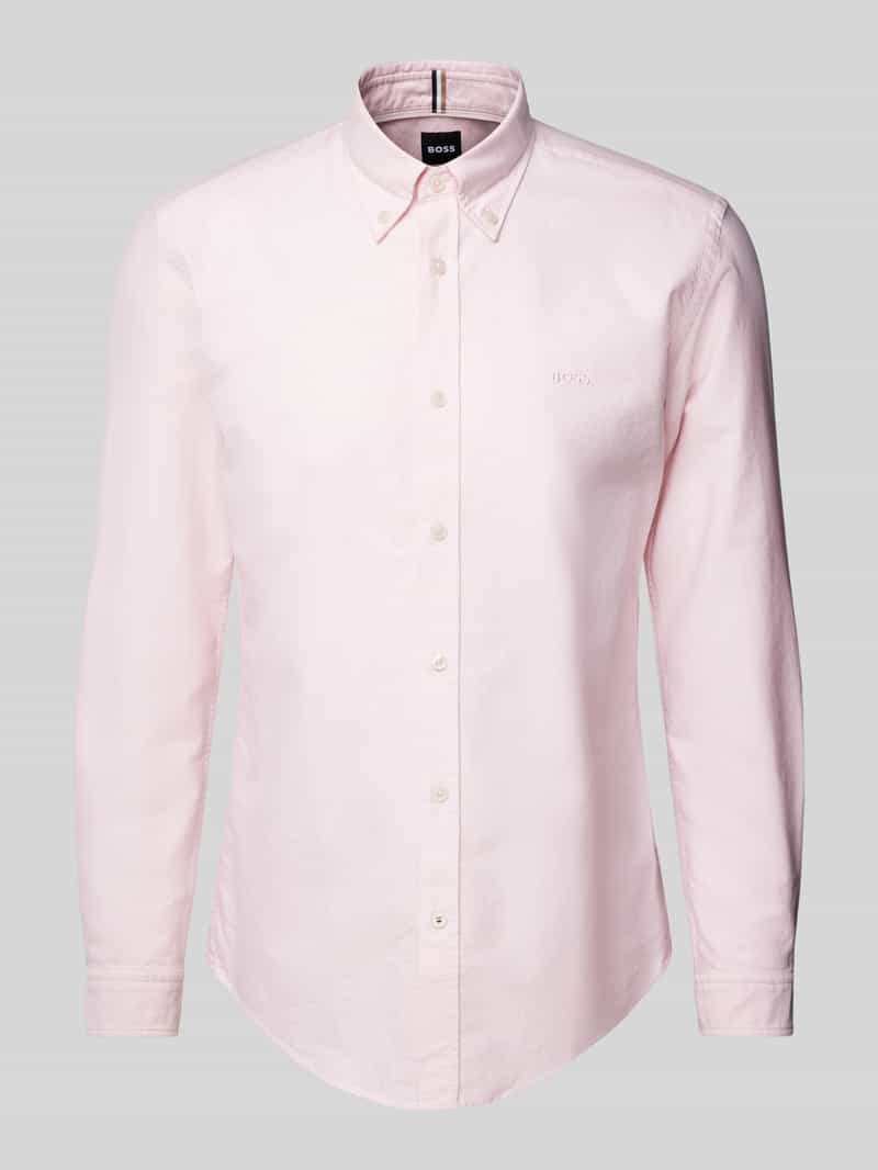 Koszula biznesowa o kroju regular fit z kołnierzykiem typu button down model ‘Roan’