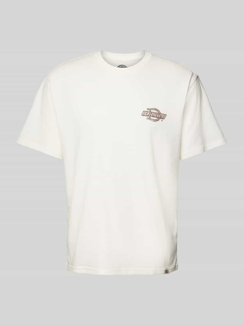 T-shirt z nadrukiem z logo model ‘WOOD’