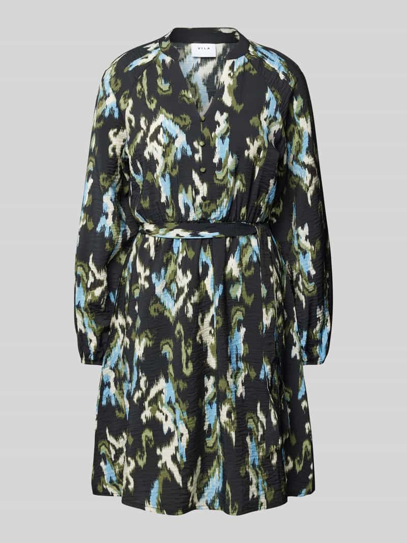 Sukienka o długości do kolan z efektem marszczenia model ‘MARLOT MALI’