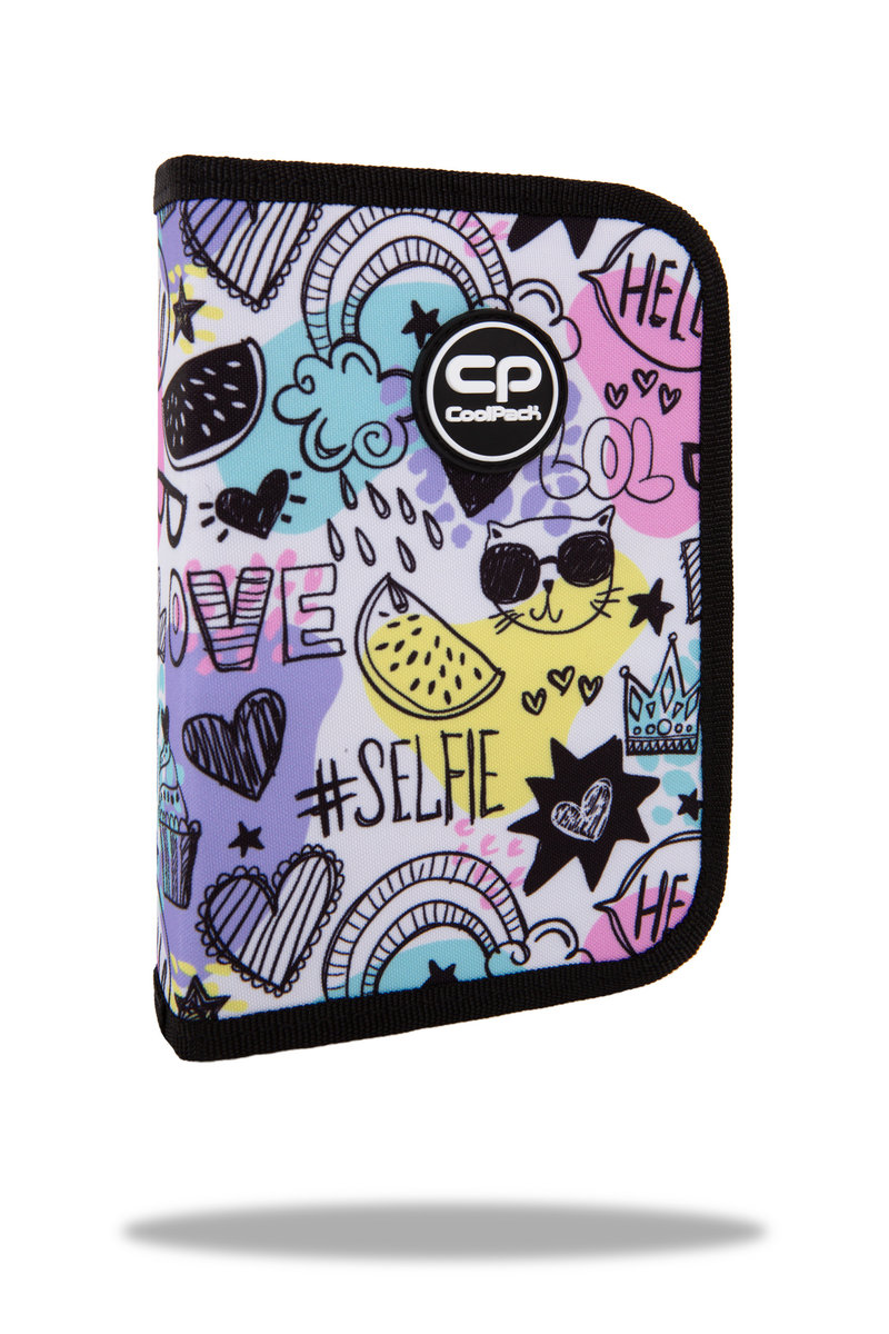 PATIO, piórnik jednoklapkowy bez wyposażenia coolpack clipper mood