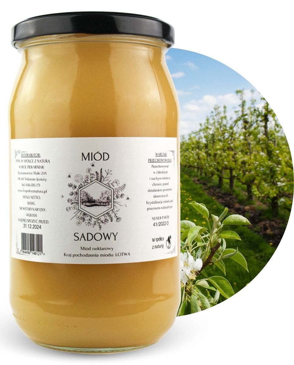 Miód Sadowy 1050 g Naturalny