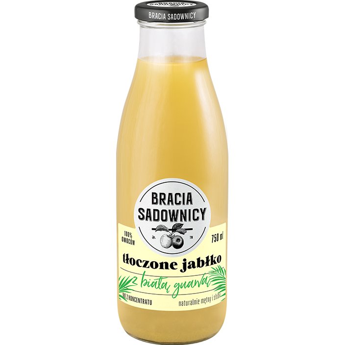 Bracia Sadownicy Tłoczone jablko z białą guawą 750 ml