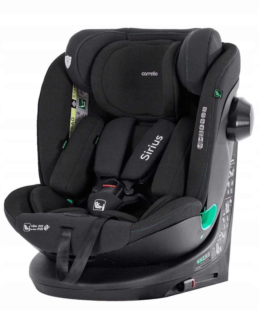 Fotelik samochodowy Carrello Sirius CRL-8808 Absolute Black