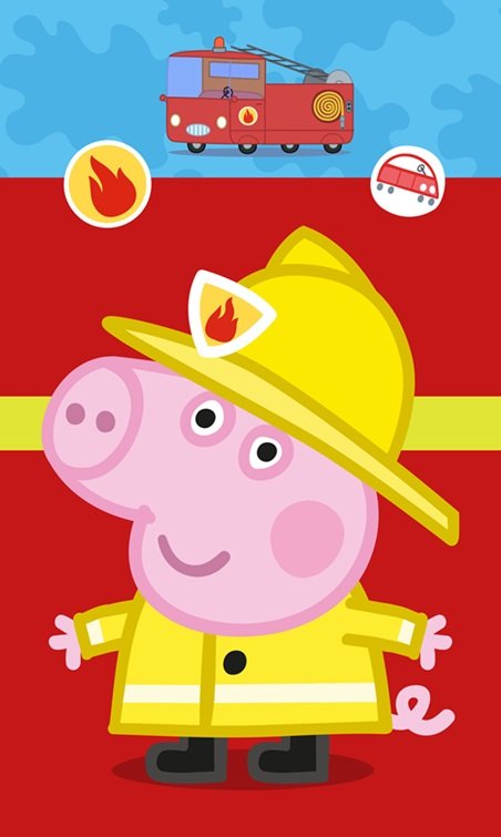 Ręcznik 30x50cm ŚWINKA PEPPA GEORGE