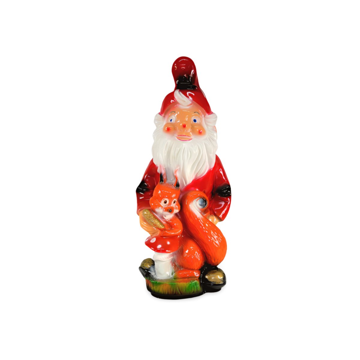 Figura Krasnal z wiewiórką