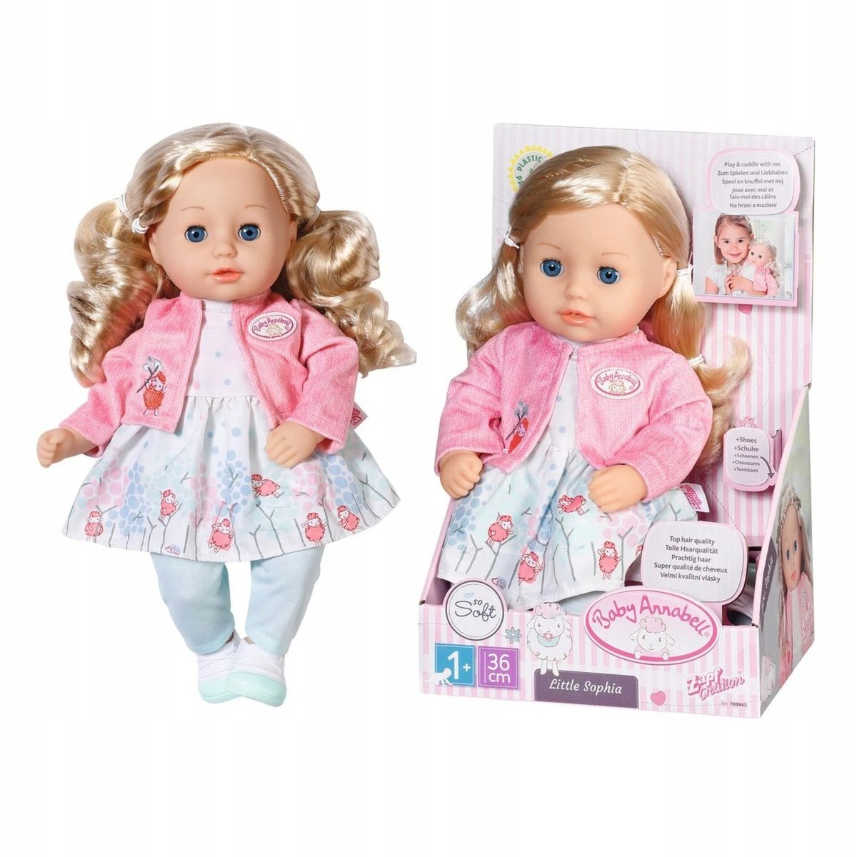 Lalka Mała Annabell Mała Zofia 36 cm SOPHIA LITTLE BABY ANNABELL