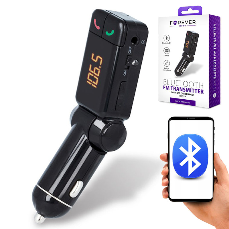 Transmiter Bluetooth Fm Mp3 Samochodowy Ładowarka Do Gniazda Zapalniczki