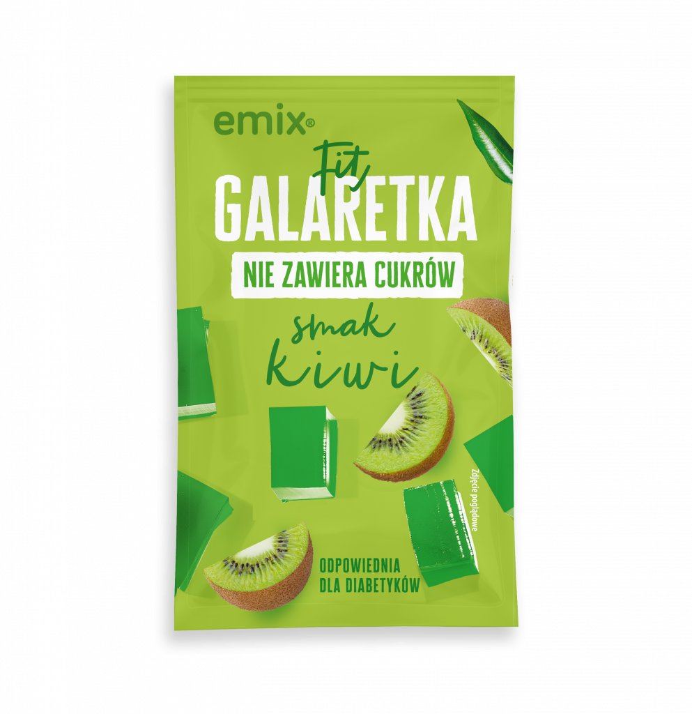 Emix Fit Galaretka bez cukru o smaku kiwi 25 g