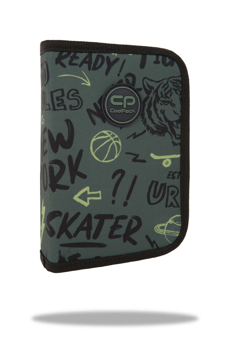 PATIO, piórnik jednoklapkowy bez wyposażenia coolpack clipper tiger