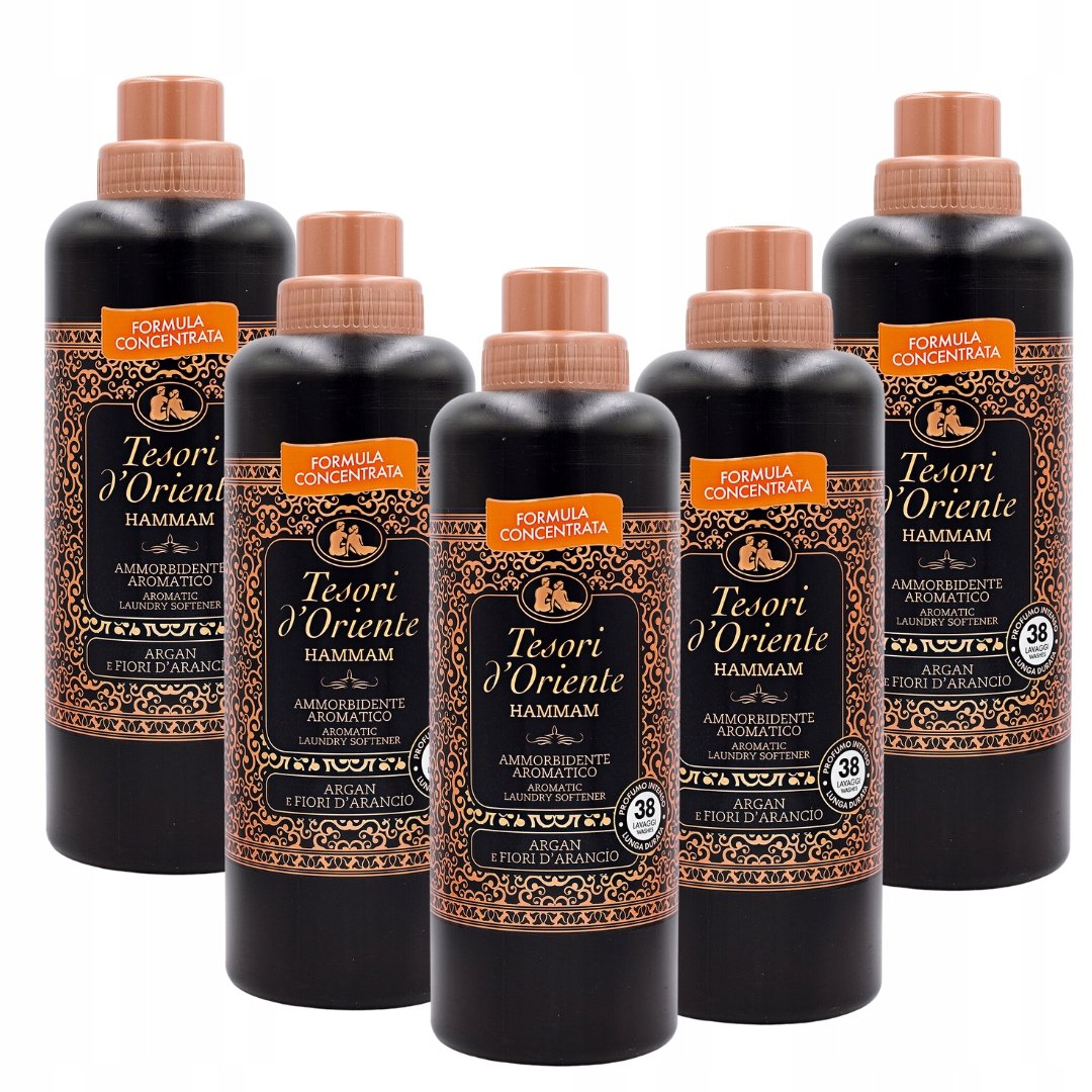 Tesori Włoski Zestaw 5X Płyn Do Płukania Hammam 760 Ml
