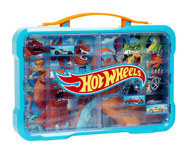 Walizka na Hot Wheels z podświetlanym - Mattel