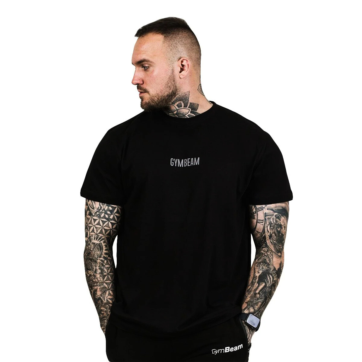 Koszulka męska GymBeam FIT Black L