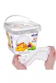 Zestaw lekkiej powietrznej ciastoliny bialy 910ml