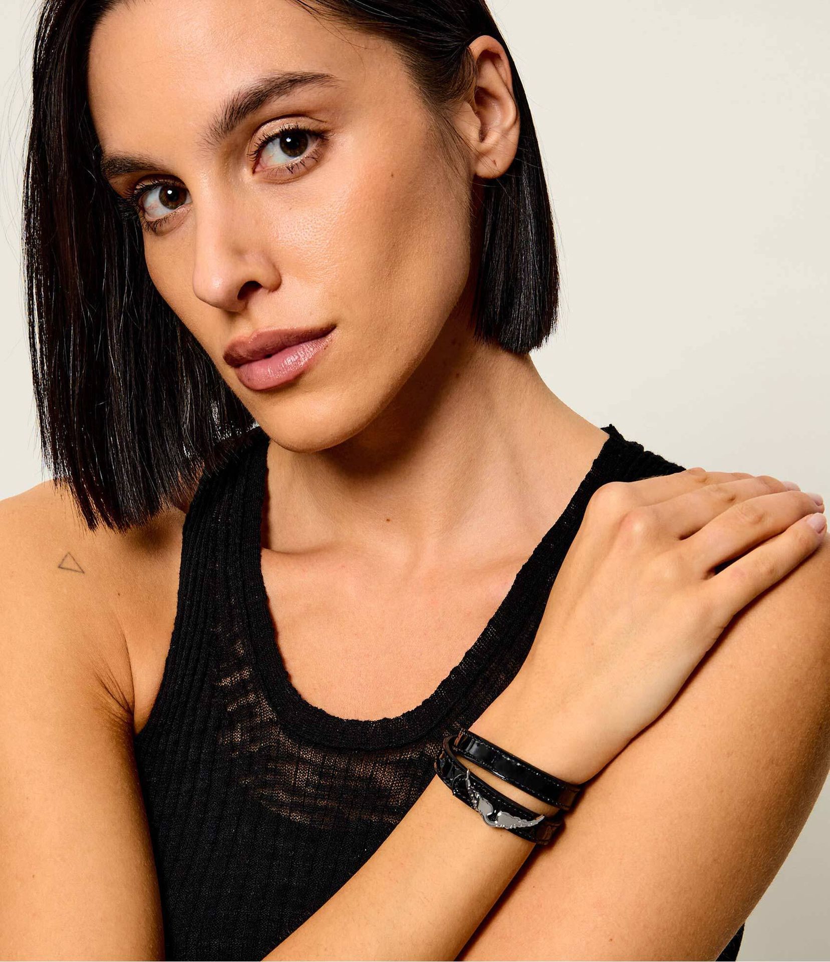 Zadig&Voltaire Skórzana bransoletka ROCK