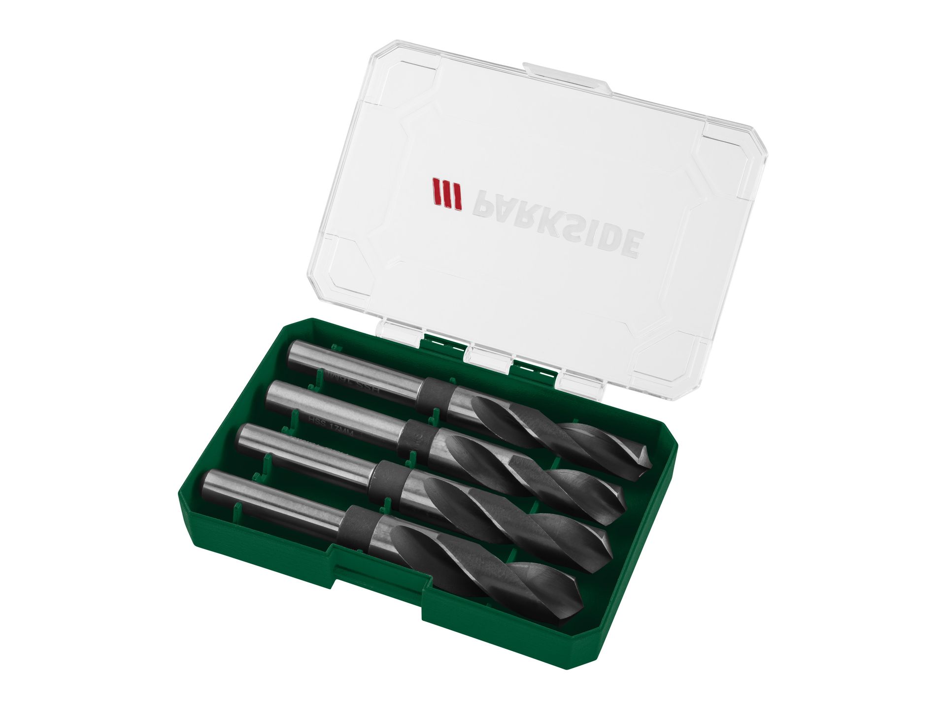 PARKSIDE® Zestaw wierteł spiralnych HSS ze stali węglowej (Zestaw 4 elementy)