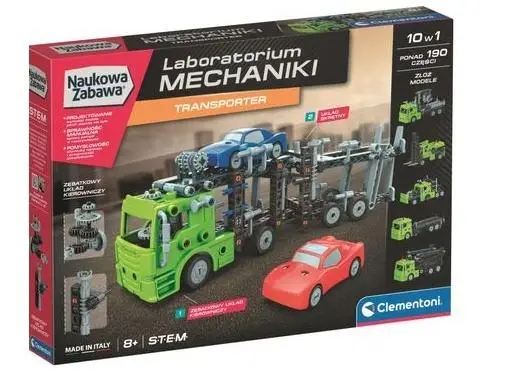 Laboratorium Mechaniki - Transporter - Clementoni