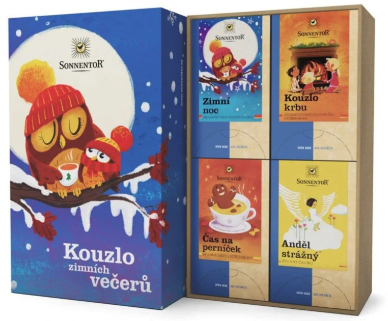 Sonnentor - Pudełko na herbatę, Magia zimowych wieczorów