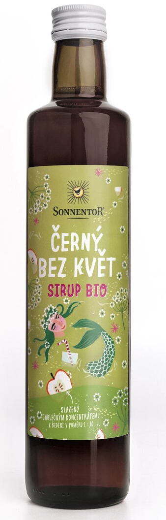 Sonnentor Sonnentor, Syrop Czarny bez kwiatu, BIO, 500 ml