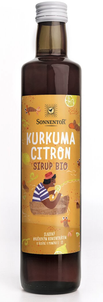 Sonnentor Sonnentor, Syrop z kurkumy i cytryny, BIO, 500 ml