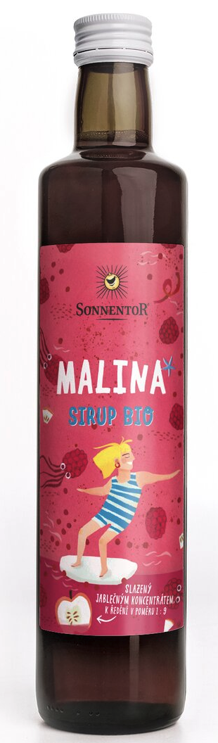 Sonnentor Sonnentor, Syrop Malinowy, BIO, 500 ml