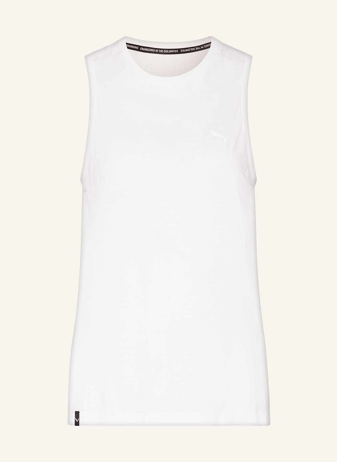 Salewa Tank Top Puez Dry weiss
