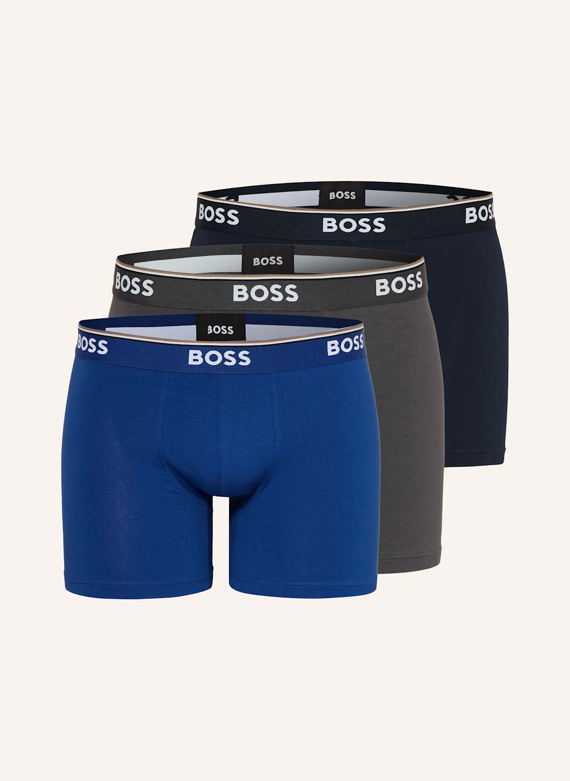 Boss Bokserki, 3 Szt. blau