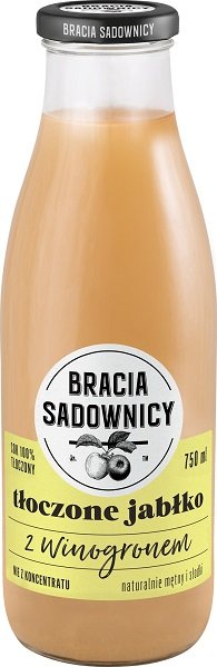 Bracia Sadownicy Sok tłoczone jabłko z winogronem 750 ml